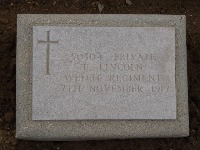 Struma Military Cemetery - Lincoln, F